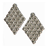 SG Liquid Metal E17 - AS Antique Silver Finish Earrings by Sergio Gutierrez