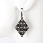 SG Liquid Metal E17-BLK Black Chrome Finish EarringsSG Liquid Metal E17-BLK Black Chrome Finish Earrings by Sergio Gutierrez