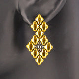 SG Liquid Metal E2 - SS / Gold Titanium (Stainless Steel Earring) by Sergio Gutierrez