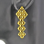 SG Liquid Metal E3 - SS / Gold Titanium (Stainless Steel Earring) by Sergio Gutierrez