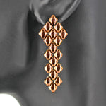 SG Liquid Metal E3 - SS / Rose Titanium (Stainless Steel Earring) by Sergio Gutierrez