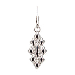 SG Liquid Metal E32-N Chrome Finish Earrings by Sergio Gutierrez