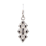 SG Liquid Metal E32-N Chrome Finish Earrings by Sergio Gutierrez