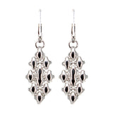 SG Liquid Metal E32 - AS Antique Silver Finish Earrings by Sergio Gutierrez