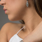 SG Liquid Metal E32-N Chrome Finish Earrings by Sergio Gutierrez