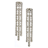 SG Liquid Metal E40-N Chrome Finish Earrings by Sergio Gutierrez