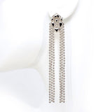 SG Liquid Metal E41 - AS Antique Silver Finish Earrings by Sergio Gutierrez