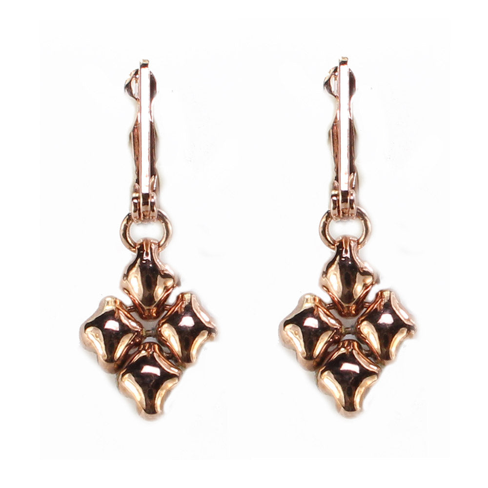 SG Liquid Metal E7-RG Rose Gold Finish EARRINGS by Sergio Gutierrez