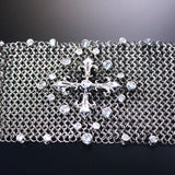 SG Liquid Metal Chainmail CMB8ZCR - AS (antique silver finish) Bracelet by Sergio Gutierrez