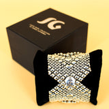 SG Liquid Metal Chainmail by Sergio Gutierrez CMB4 Z - AS (antique silver finish) Bracelet