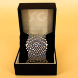 SG Liquid Metal Chainmail CMB9Z - AS (antique silver finish) Bracelet by Sergio Gutierrez
