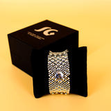 SG Liquid Metal Chainmail by Sergio Gutierrez CMB2 Z - AS (antique silver finish) Bracelet