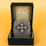 SG Liquid Metal Chainmail CMB7ZCR - AS (antique silver finish) Bracelet by Sergio Gutierrez