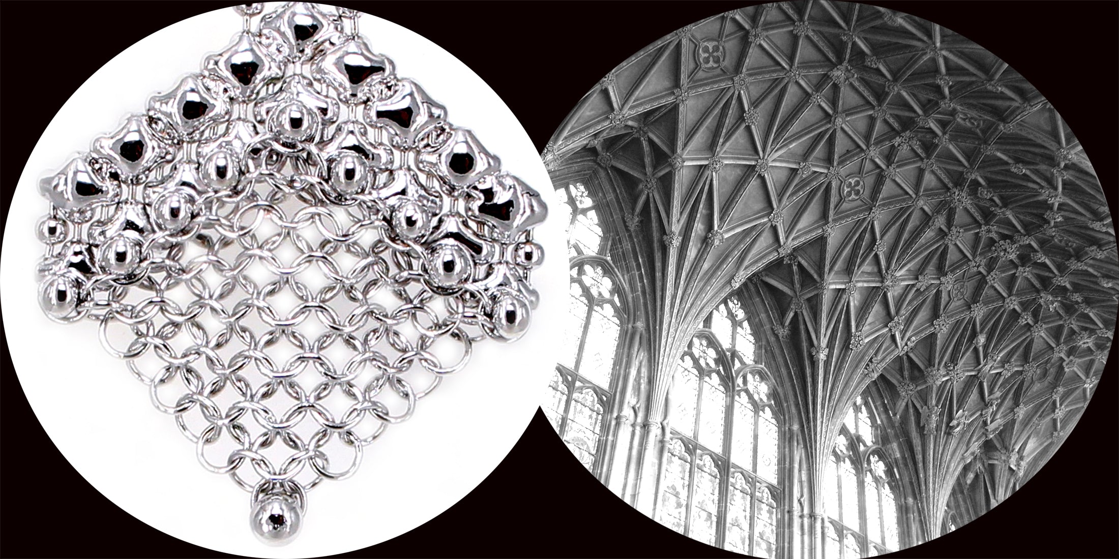 SG Liquid Metal Earring - Chainmail CME4-AS Antique Silver