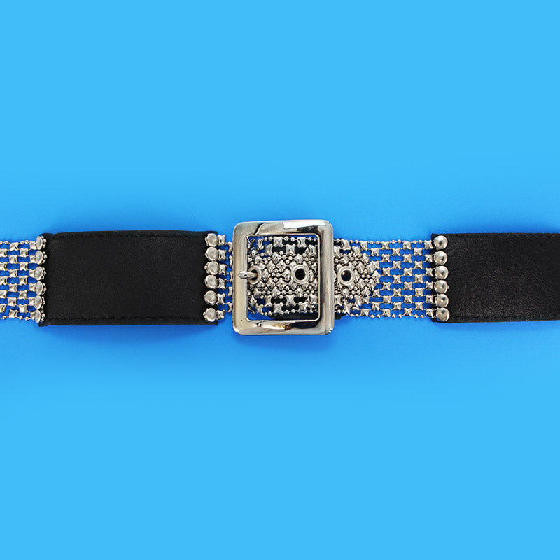 SG Liquid Metal LTBELT3 (Chrome Finish & Leather) Belt by Sergio Gutierrez