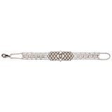 SG Liquid Metal MINI C - AS Antique Silver Bracelet by Sergio Gutierrez