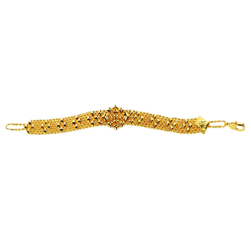 SG Liquid Metal MINI-E-G24K Gold 24K Finish Bracelet by Sergio Gutierrez