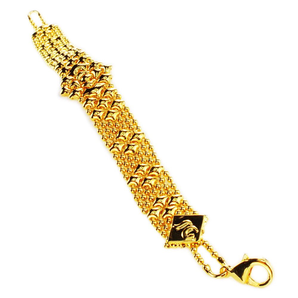 SG Liquid Metal MINI-E-G24K Gold 24K Finish Bracelet by Sergio Gutierrez