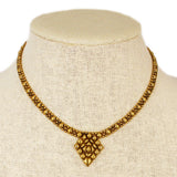 SG Liquid Metal MINI-G-AG Antique Gold Finish NECKLACE by Sergio Gutierrez