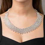 SG Liquid Metal N17-AS Antique Silver Necklace by Sergio Gutierrez