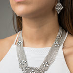SG Liquid Metal N5-AS Antique Silver Necklace by Sergio Gutierrez