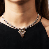 SG Liquid Metal Necklace G - SS / Rose Titanium (Stainless Steel Necklace) by Sergio Gutierrez