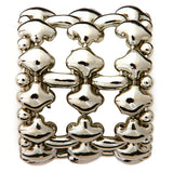 SG Liquid Metal RING2-N Chrome Finish Ring by Sergio Gutierrez