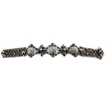 SG Liquid Metal RTB24-ZIR-BLK Black Chrome Bracelet by Sergio Gutierrez
