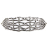 SG Liquid Metal SNB4-N Chrome Finish Bracelet by Sergio Gutierrez