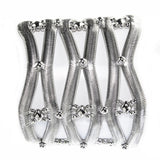 SG Liquid Metal SNB4-N Chrome Finish Bracelet by Sergio Gutierrez