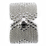 SG Liquid Metal TB33-N Chrome Finish BraceletSG Liquid Metal TB33-N Chrome Finish Bracelet by Sergio Gutierrez