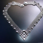 SG Liquid Metal Chainmail CMNeck1 Z – AS (antique silver finish) Necklace by Sergio Gutierrez