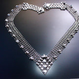 SG Liquid Metal Chainmail CMNeck1 Z – AS (antique silver finish) Necklace by Sergio Gutierrez