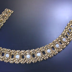 SG Liquid Metal LEC 3445 – AG (antique gold finish) Choker by Sergio Gutierrez