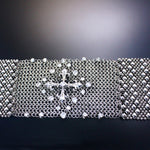 SG Liquid Metal Chainmail CMB8ZCR - AS (antique silver finish) Bracelet by Sergio Gutierrez