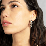 SG Liquid Metal ICE3-N Ice Collection (Chrome Finish) Earrings by Sergio Gutierrez