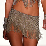 SG Liquid Metal MINI-SKIRT1-N (Chrome Finish) Skirt by Sergio Gutierrez