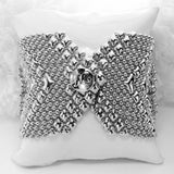 SG Liquid Metal CMB4-N Chrome Finish Bracelet by Sergio Gutierrez