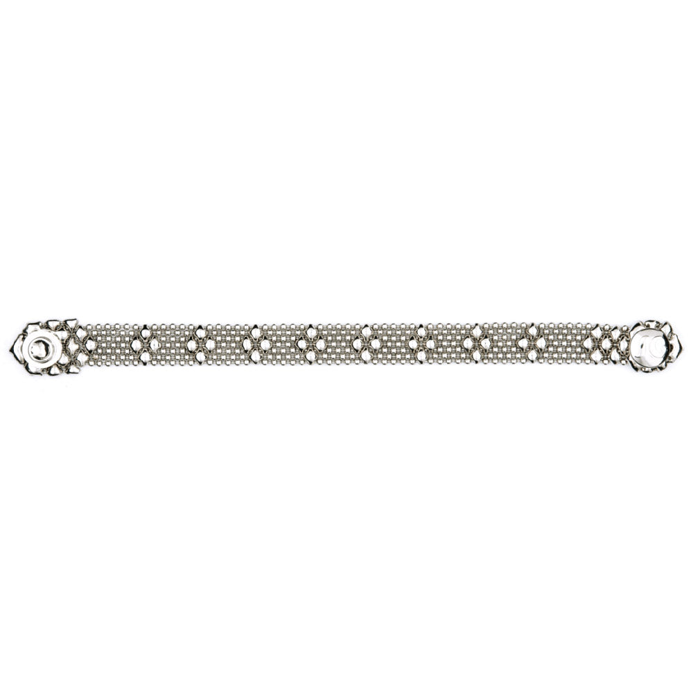 SG Liquid Metal TB35-AS (Antique Silver Finish) Bracelet by Sergio Gutierrez