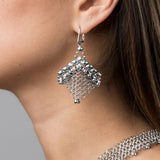 SG Liquid Metal CME4-N (Chrome Finish) Earrings by Sergio Gutierrez