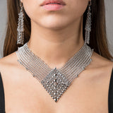 SG Liquid Metal CMNECK2-N (Chrome Finish) Necklace by Sergio Gutierrez