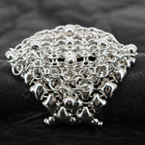 SG Liquid Metal CMRING3-N (Chrome Finish) Ring by Sergio Gutierrez