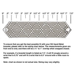 SG Liquid Metal Chainmail CMB9Z - AS (antique silver finish) Bracelet