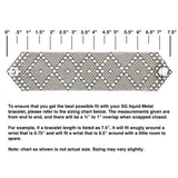 SG Liquid Metal Chainmail CMB9Z - AS (antique silver finish) Bracelet
