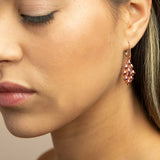 SG Liquid Metal E32-RG Rose Gold Finish EARRINGS by Sergio Gutierrez